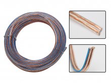 Cable Gemelo Forro Transparente Parlantes X 10 Metros 1MM